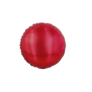 Eurowrap Round Foil Balloon Red (One Size)