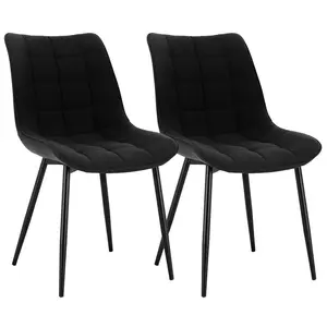 Vassar Upholstered chair (Set of 2) Black