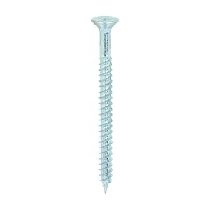 TIMCO Twin-Threaded Countersunk Silver Woodscrews - 10 x 2 1/2 (200pcs)