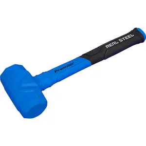 1.75lb Shot-Loaded Dead Blow Hammer with Soft Grip Handle for Maximum Control