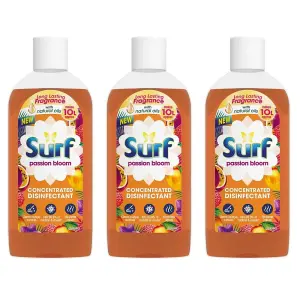 Surf Concentrated Disinfectant Multi-Purpose Cleaner Passion Bloom 240ml - Pack of 3