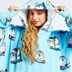 Penguin Oodie Hooded Blanket