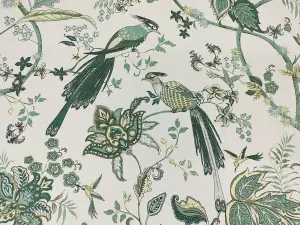 Home Curtains Kensington Botanical Tiebacks Green (PAIR)