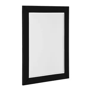 Maison by Premier Black Mirror Bevelled Edge Wall Mirror