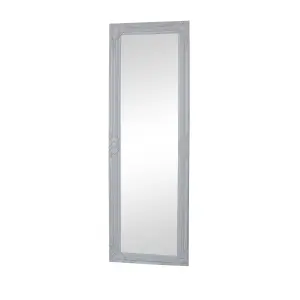 Melody Maison Tall Grey Wall Leaner Mirror 47cm x 142cm