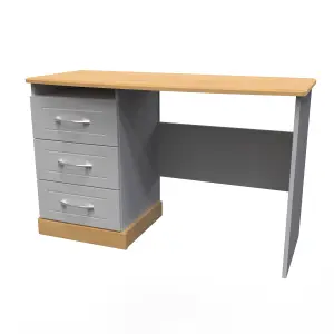 Whitby Vanity in Grey Ash & Oak (Ready Assembled)