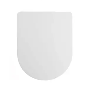 Euroshowers Standard D Shape Soft Close Quick Release Toilet Seat