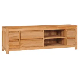 Berkfield TV Cabinet 120x30x40 cm Solid Teak Wood