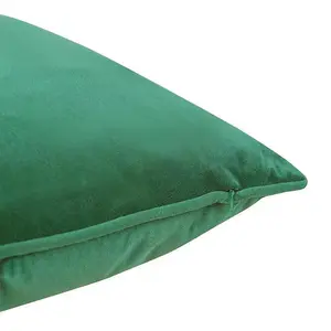 GoodHome Valgreta Dark green Square Indoor Cushion (L)43cm x (W)430cm