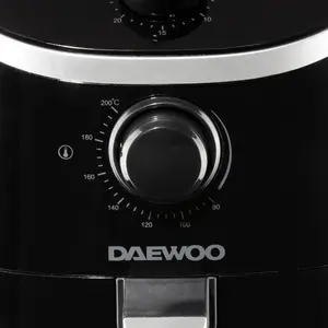 Daewoo Compact Air Fryer 2 Litre Mini Space Saving Energy Efficient Adjustable Thermostat