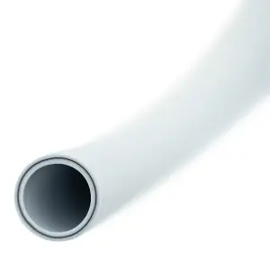 Flomasta White Cross-linked polyethylene (PE-X) Push-fit Barrier pipe (L)50m (Dia)15mm