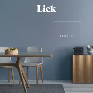 Lick Blue 17 Matt Emulsion paint, 2.5L