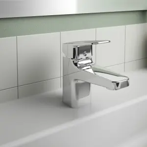 Ideal Standard Ceraplan Mini Chrome effect Square Basin Mono mixer Tap