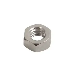 Hex Full Nut BZP Nuts Bolts Fixings Thread Bright Zinc Plated M4 - M10 Hexagon