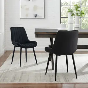 Lause Dining Chair (Set of 2) Black