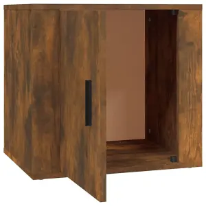 Berkfield Bedside Cabinets 2 pcs Smoked Oak 50x39x47 cm