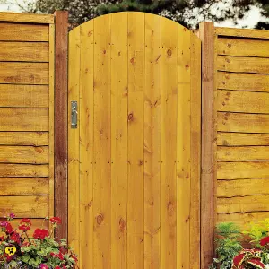 Grange Timber Arch Gate, (H)1.8m (W)0.9m