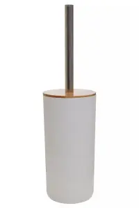 Maison by Premier Canyon White Toilet Brush Holder