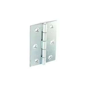 Securit Steel Butt Hinges (Pack of 20) Silver (75mm)