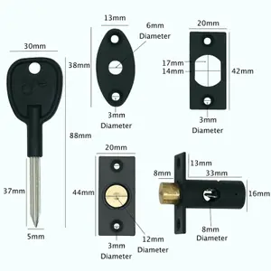 EAI - Rack Bolt - 37mm / 14mm Backset - Black Coated