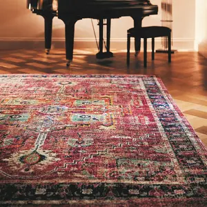 Origins Granada  Red Rug 67 X 200