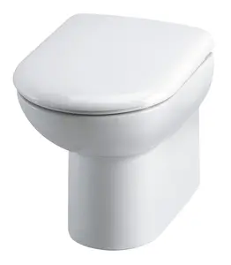 D-Shape Back To Wall Toilet Pan   - 400mm x 375mm x 535mm