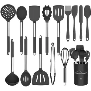 Benton Assorted Kitchen Utensil Set Black