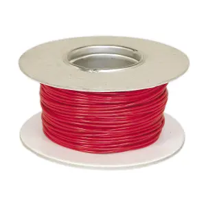 Sealey Automotive Cable Thin Wall Single 1mm² 32/0.20mm 50m Red