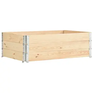 Berkfield Raised Beds 3 pcs 50x150 cm Solid Pine Wood (310055)