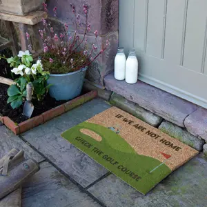 Check The Golf Course Doormat (60 x 40cm)