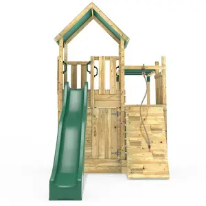 Rebo Modular Wooden Climbing Frame Adventure Playset - M10