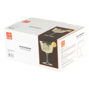 Bormioli Rocco - Bartender Novecento Champagne Saucers - 220ml - Pack of 6