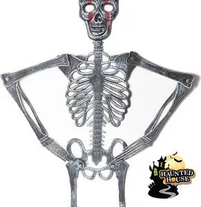 Halloween Hanging Skeleton Large- Terrifying Detailed Decoration Spooky 1.2m