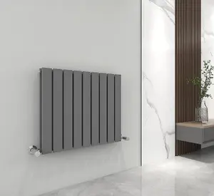 Designer Flat Panel Double Radiator 600x612 Anthracite by MCC