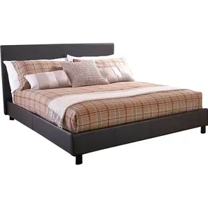 Morgana Upholstered Bed Frame Black / Small Double (4')