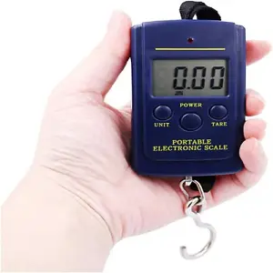 Portable 40KG Digital Weighing Hanging Scales Fishing Suitcase Luggage Bag