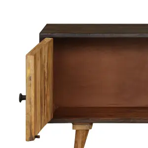 Berkfield TV Cabinet Solid Mango Wood 140x30x45 cm