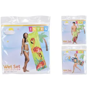 Intex 72" Wet Set Inflatable Fashion Mat (Fish, Flamingo or Flowers)