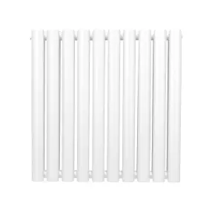 Oval Radiator - 600 x 600mm - White