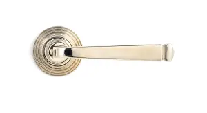 From The Anvil Polished Nickel Avon Round Lever on Rose Set (Beehive)