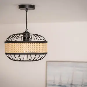 ValueLights Vimet Black Ceiling Pendant Shade