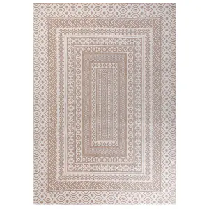 Area Rug 160 x 230 cm Beige and White BAGLAR