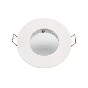 Luminosa Speculo LED Fire Rated 1 Light Bathroom Recessed Light Matt White, Glass IP65