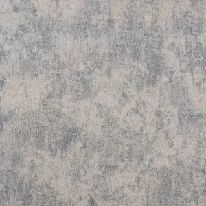 Galerie Julie Feels Home Blue Shimmery Plain Texture Wallpaper Roll