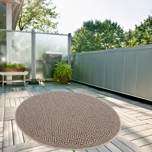 Nature Collection Outdoor Rug in Dark Grey  5100DG