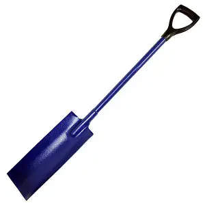 Drainage Drain Spade Fibreglass D Handle Post Hole Trench Shovel Steel CT4886