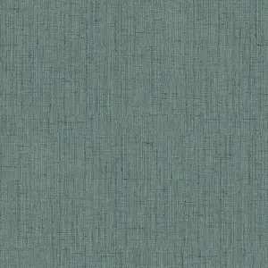 Galerie Shades of Colour Rich Green Linen Effect Wallpaper