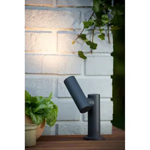 Lucide Tatum Modern Garden Spotlight Outdoor - LED - 1x4,5W 3000K - IP65 - Anthracite