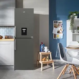 Beko CFP3691DVG 50:50 Freestanding Frost free Fridge freezer - Graphite