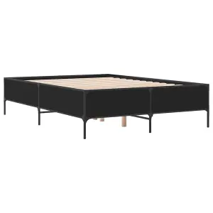 Berkfield Bed Frame without Mattress Black 140x200 cm